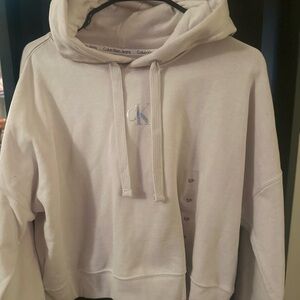 Calvin Klein tan Hoodie